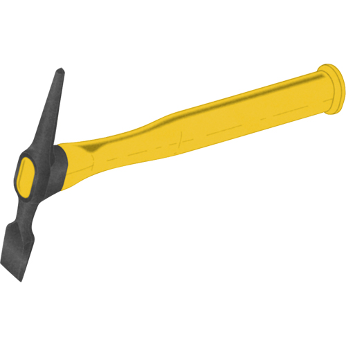 Plastic Handle Chipping Hammers, 11-7/8", 16  oz Head, Steel GTA Hardware Inc