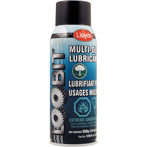 Loobit Multi Lubricant & Wire Rope Dressing, Aerosol Can GTA Hardware Inc