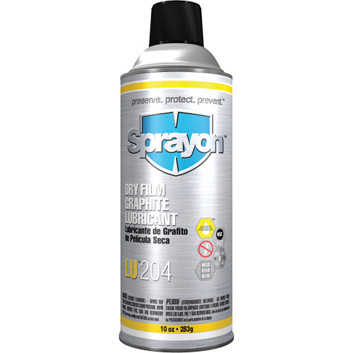 LU204 Dry Film Graphite Lubricant, Aerosol Can GTA Hardware Inc