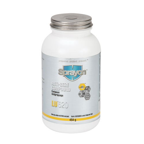 LU620 Anti-Seize Compound, 454 g, Brush Top Bottle, 2200°F (1204°C) Max. Temp GTA Hardware Inc