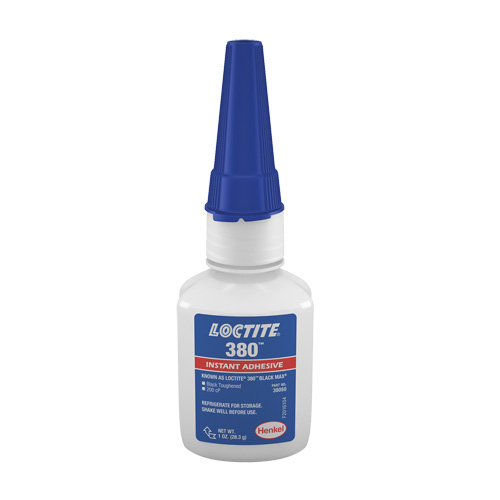 Adh&eacute;sif renforc&eacute; Black Max 380, Noir, Bouteille, 1 oz GTA Hardware Inc