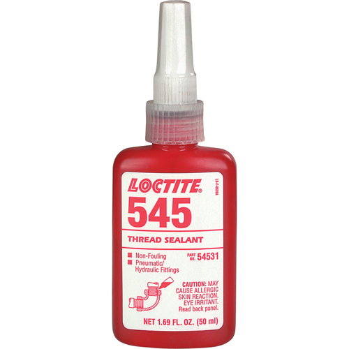 Scellant &agrave; filets 545 hydraulique/pneumatique, Bouteille, 50 ml, -54° C - 149° C/-65° F - 300° F GTA Hardware Inc