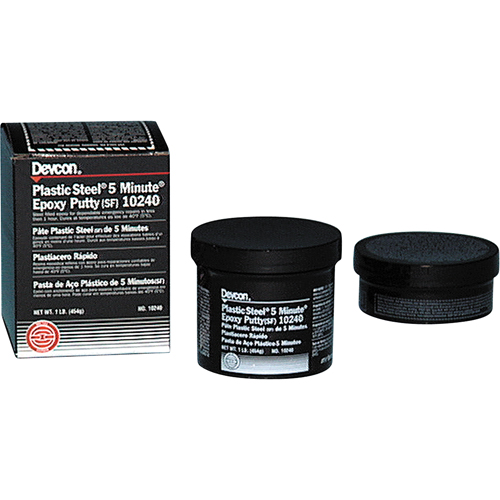 Mastic Plastic Steel 5 Minute, 1 lb, R&eacute;cipient GTA Hardware Inc