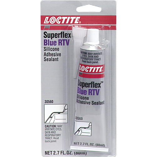 Scellant adh&eacute;sif &agrave; la silicone Superflex RTV, Tube, Bleu GTA Hardware Inc