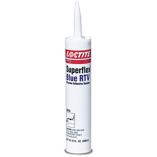 Scellant adh&eacute;sif &agrave; la silicone Superflex RTV, Cartouche, Bleu GTA Hardware Inc