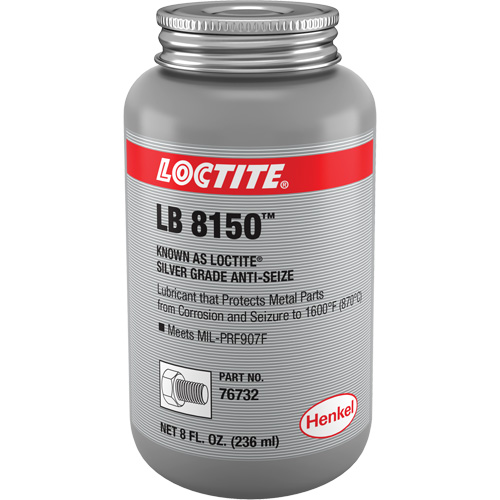 Antigrippant qualit&eacute; argent, Canette &agrave; dessus brosse, Temp. max. de 1600°F (871°C) GTA Hardware Inc