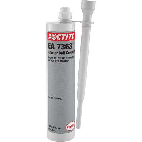 EA 7363 Fixmaster&reg; Anchor Bolt Grout HP, Cartridge GTA Hardware Inc