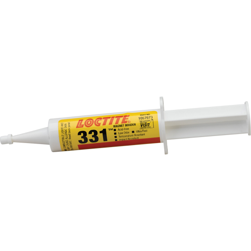 Adh&eacute;sif pour aimant 331, 50 g, Seringue GTA Hardware Inc