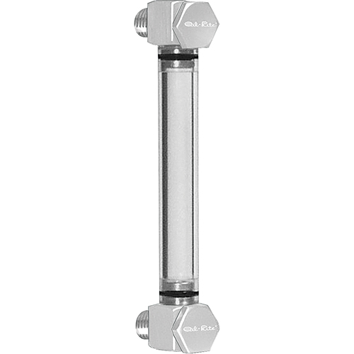 Indicateur de niveau &agrave; liquide en Rond Nylon, Filet&eacute;, 10" lo, 205°F (96,11° C) GTA Hardware Inc