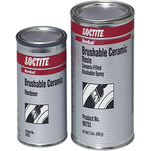 Nordbak Brushable Ceramic, 2 lbs., Kit, Grey GTA Hardware Inc