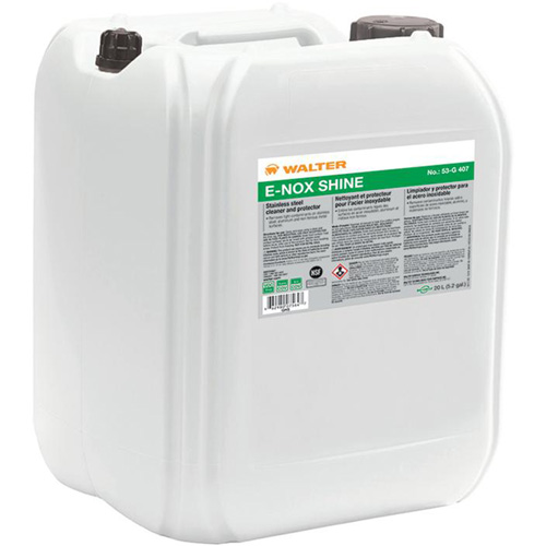 E-Nox Shine Stainless Steel Cleaner & Protector, 20 L, Pail GTA Hardware Inc