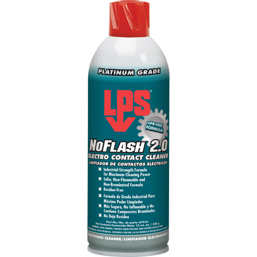 NoFlash&reg; 2.0 Electro Contact Cleaners, Aerosol Can GTA Hardware Inc