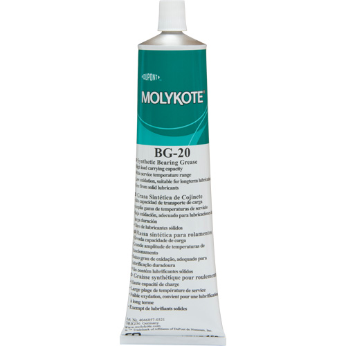 Graisse de roulement haute performance Molykote BG 20, 150 g, Bouteille GTA Hardware Inc