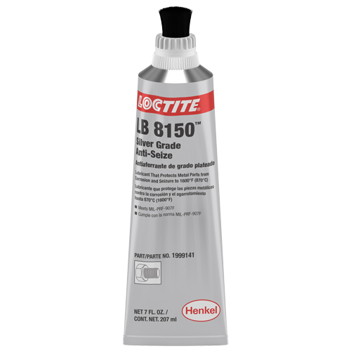 Silver Grade Anti-Seize, Tube, 1600°F (871°C) Max. Temp. GTA Hardware Inc