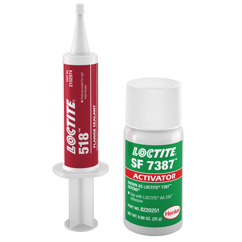Scellant &agrave; collerettes 518, Seringue, Rouge GTA Hardware Inc