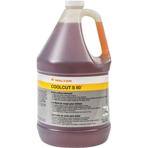 Coolcut S-50 Water-Miscible Cutting Lubricant, Gallon GTA Hardware Inc