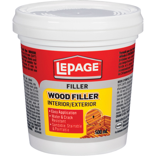 Interior and Exterior Wood Filler, 500 ml GTA Hardware Inc