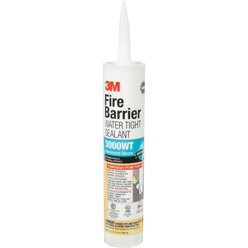 Fire Barrier Sealant 3000 WT, 10.1 oz., Cartridge, Grey GTA Hardware Inc
