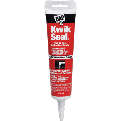 Produit d'&eacute;tanch&eacute;it&eacute; adh&eacute;sif pour cuisines et salles de bain Kwik Seal GTA Hardware Inc