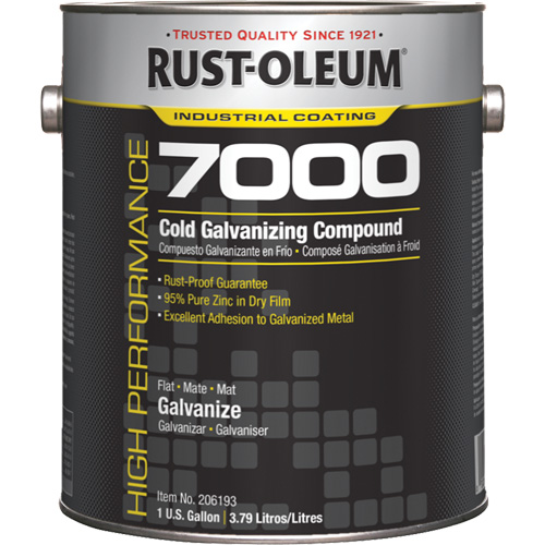 High-Performance 7000 System Cold Galvanizing Compound, Gallon GTA Hardware Inc