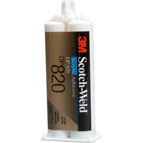 Adh&eacute;sif acrylique Scotch-Weld, Deux composants, Cartouche double, 400 ml, Blanc cass&eacute; GTA Hardware Inc