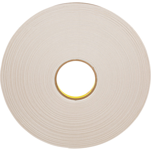 Ruban double face en mousse, 66 m (216') lo x 12,7 mm (1/2") la, 31 mils, Poly&eacute;thyl&egrave;ne GTA Hardware Inc