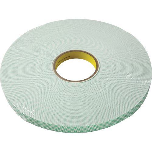 Ruban double face en mousse, 33 m (108') lo x 18 mm (3/4") la, 62,5 mils, Ur&eacute;thane GTA Hardware Inc
