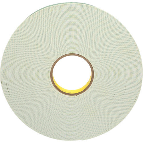 Ruban de mousse avec rev&ecirc;tement deux c&ocirc;t&eacute;s, Ruban double face en mousse, 33 m (108') lo x 25,4 mm (1") la, 62 mils, Ur&eacute;thane GTA Hardware Inc
