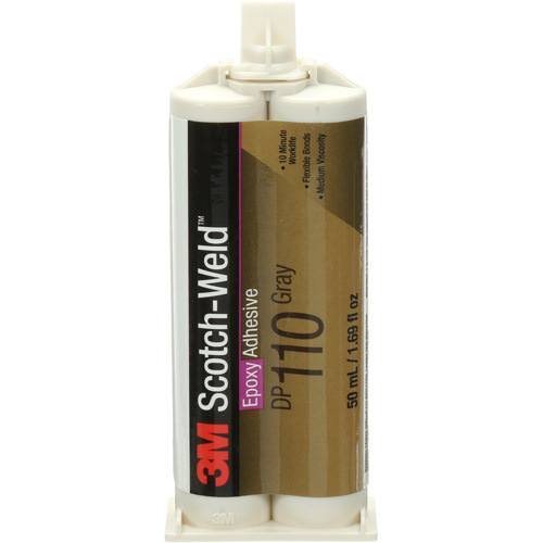 Scotch-Weld Adhesive, 1.64 fl. oz., Cartridge, Two-Part, Grey GTA Hardware Inc