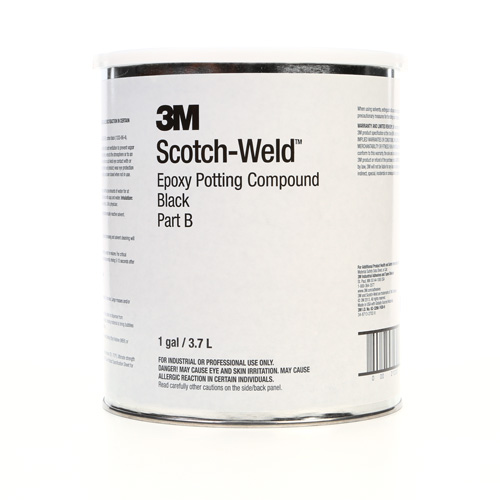 Mat&eacute;riau d'enrobement Scotch-Weld, 1 gal., Seau, Deux composants, Noir GTA Hardware Inc