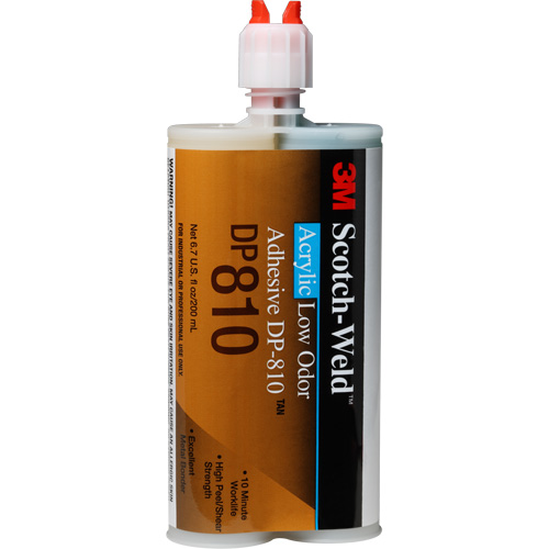 Scotch-Weld Low-Odor Acrylic Adhesive, Two-Part, Cartridge, 200 ml, Off-White GTA Hardware Inc