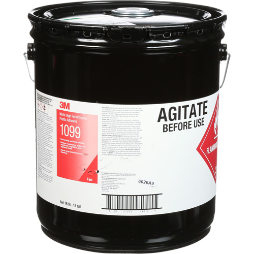 Adh&eacute;sif haute performance &agrave; base de nitrile Scotch-Weld, 5 gal., Seau, Jaune GTA Hardware Inc