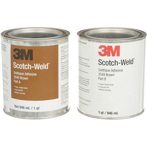 Scotch-Weld Urethane Adhesive 3549, 64 fl. oz., Can, Brown GTA Hardware Inc