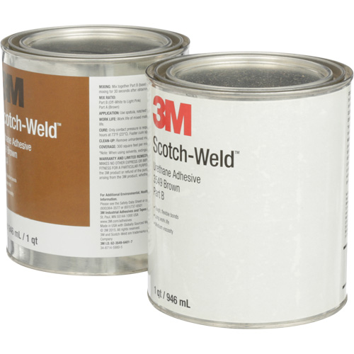 Scotch-Weld Urethane Adhesive 3549, 64 fl. oz., Can, Brown GTA Hardware Inc