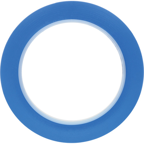 471 Vinyl Tape, 6 mm (1/4") W x 32.9 m (108') L, 5.2 mils, Blue GTA Hardware Inc