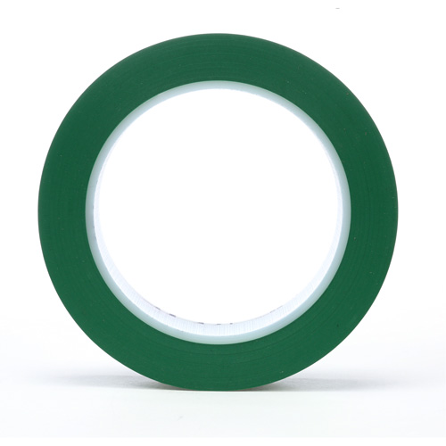 471 Vinyl Tape, 25.4 mm (1") W x 32.9 m (108') L, 5.2 mils, Green GTA Hardware Inc