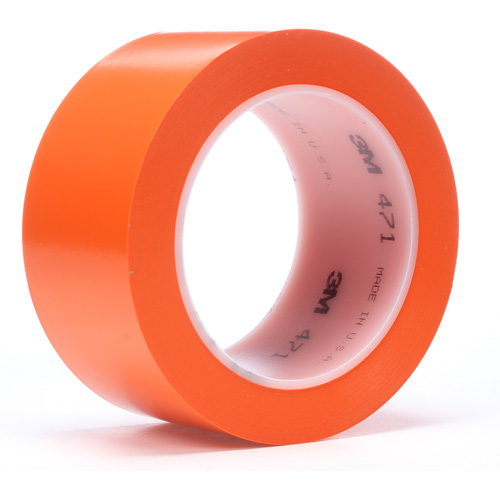 Ruban en vinyle 471, 19 mm (3/4") la x 32,9 m (108') lo, 5,2 mils, Orange GTA Hardware Inc