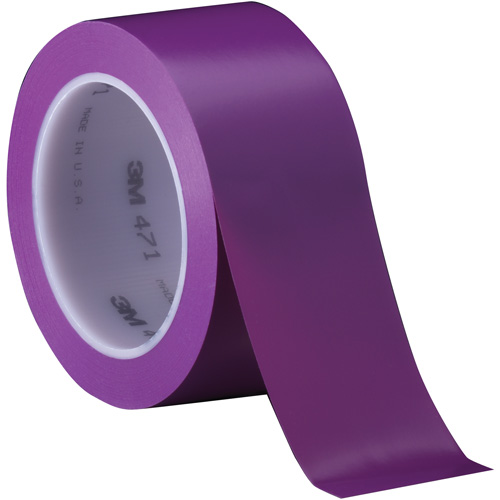 Ruban en vinyle 471, 50,8 mm (2") la x 32,9 m (108') lo, 5,2 mils, Mauve GTA Hardware Inc