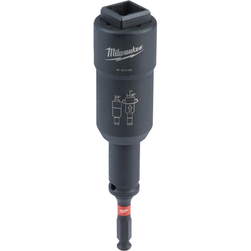Douille utilitaire de distribution 3 en 1 pour monteur de ligne Shockwave, &agrave; cliquer, Entraînement 1/2" carr&eacute; GTA Hardware Inc
