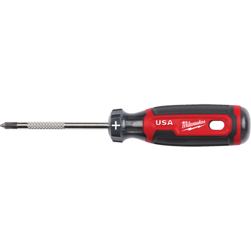 Tournevis Phillips, Tige de #1, Ronde, 170 mm lo, Prise en Coussin&eacute;e GTA Hardware Inc
