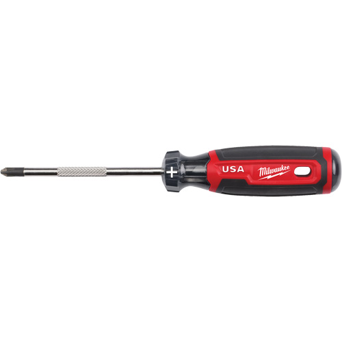 Tournevis Phillips, Tige de #2, Ronde, 211 mm lo, Prise en Coussin&eacute;e GTA Hardware Inc