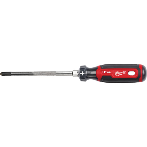Tournevis Phillips, Tige de #3, Ronde, 279 mm lo, Prise en Coussin&eacute;e GTA Hardware Inc