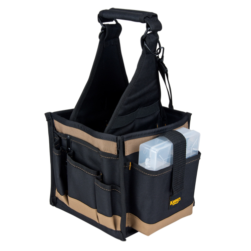 Tool Pouches, Canvas, 25 Pockets, Black GTA Hardware Inc