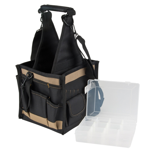 Tool Pouches, Canvas, 25 Pockets, Black GTA Hardware Inc