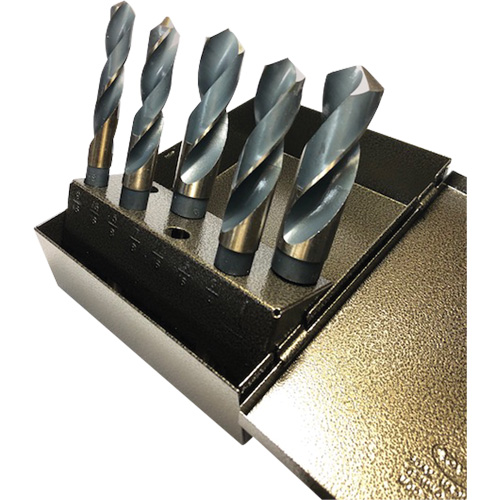 Prentice Drill Bit Set, 5 Pieces, High Speed Steel GTA Hardware Inc