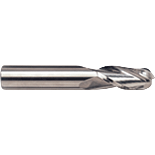 Ball Nose End Mill, 1/8" Dia., 4 Flutes, Carbide GTA Hardware Inc