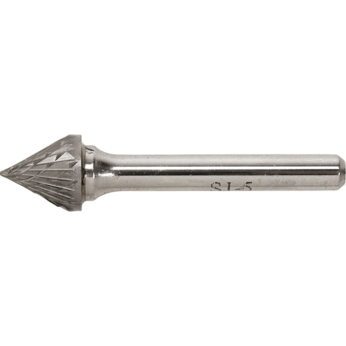Solid Carbide Burr, SJ-3, 3/8" Dia., 1/4" Shank, 5/16" Depth of Cut GTA Hardware Inc
