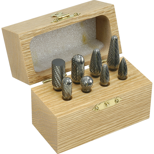 Double Cut Carbide Burr Set, 8 Pieces GTA Hardware Inc