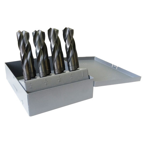 Reduced Shank Drill Bit Set, 5 Pieces, High Speed Steel GTA Hardware Inc