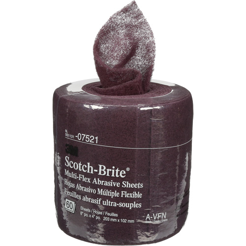 Rouleaux de feuilles Scotch-Brite, Tr&egrave;s fin, 8" la x 6-2/3 vg lo GTA Hardware Inc